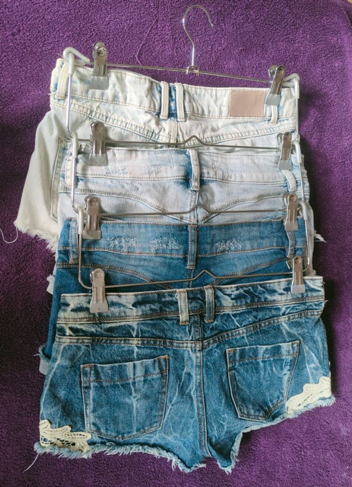 Lot de 4 Shorts femme taille 34 - photo numéro 2