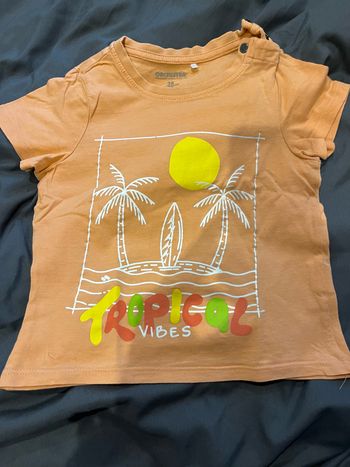 T-shirt orchestra corail 3 ans