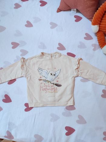 Pull/Sweat bébé fille - Hedwige - 6 mois - Très bon état - Harry Potter