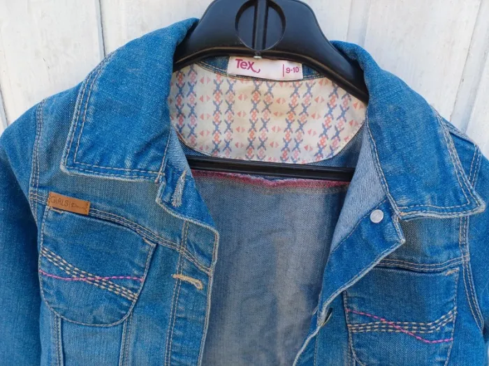 Veste en jean 9-10 ans - photo numéro 2