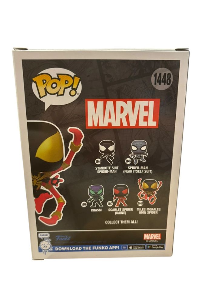 Figurine Funko Pop Marvel Miles Morales Iron Spider 1448 neuf - photo numéro 2