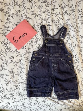 Salopette en jeans petit bateau
