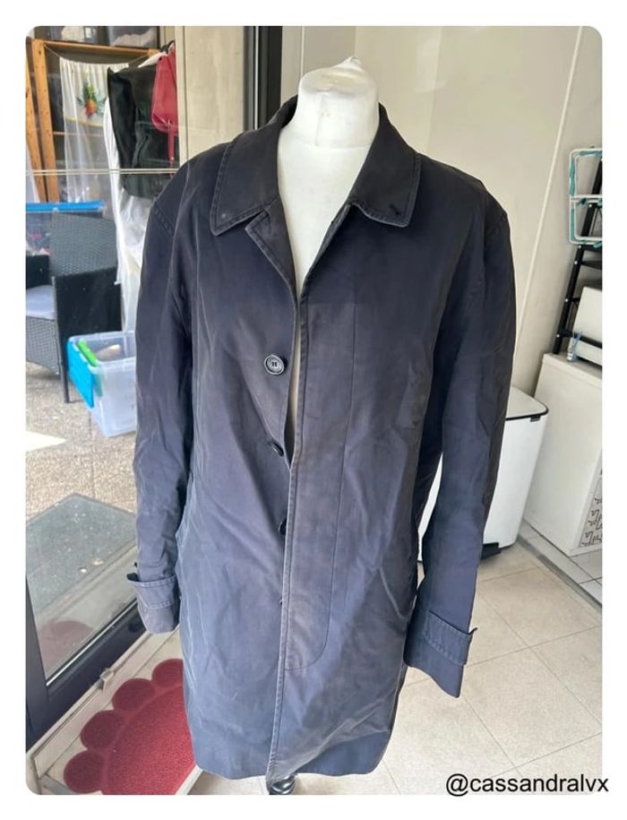 Trench bleu marine Burberry