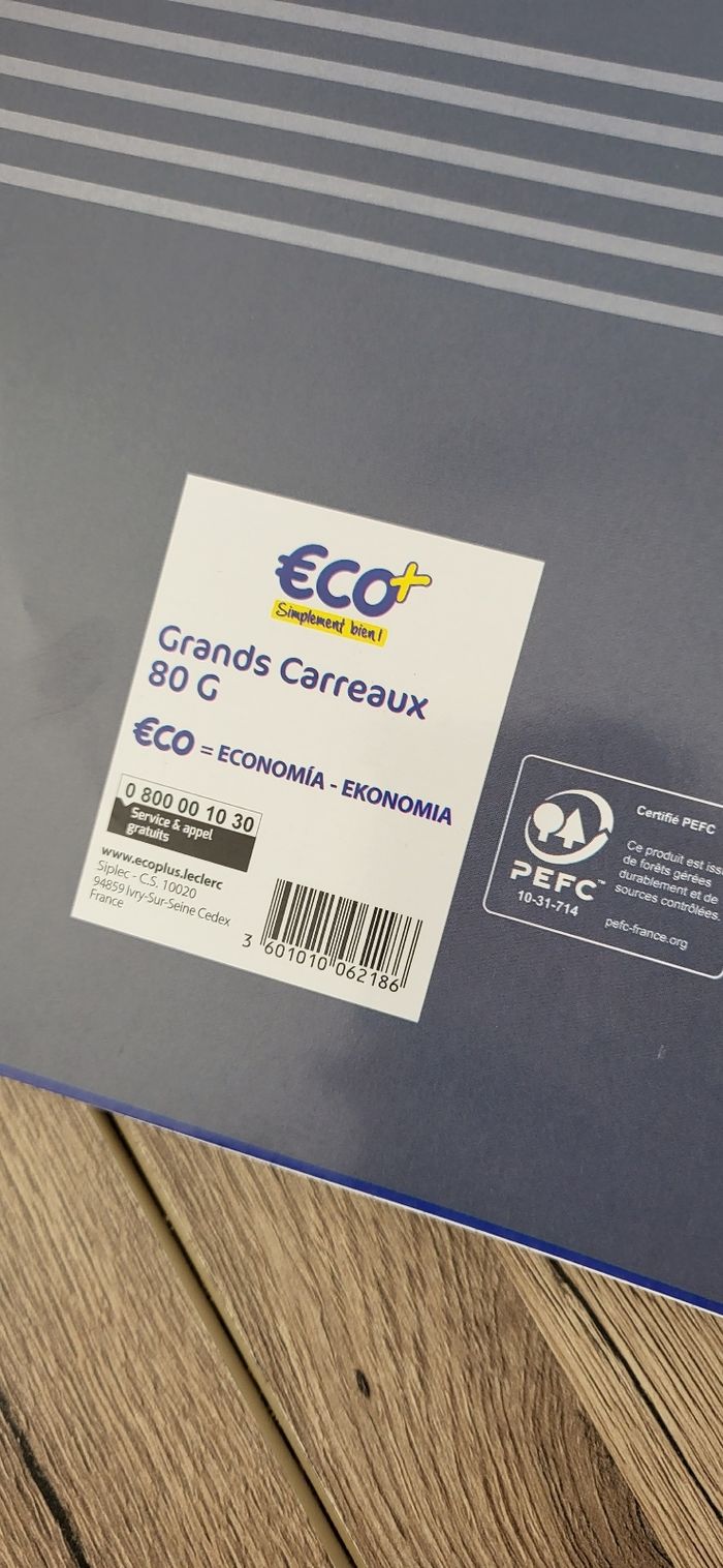 2 cahiers 96pages carreaux - photo numéro 4