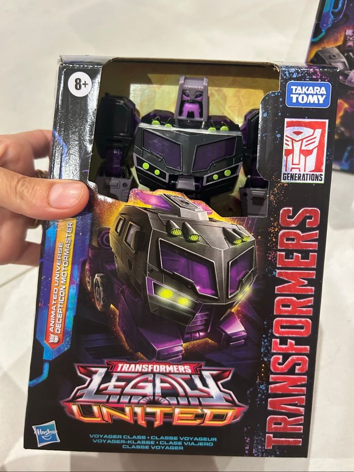 Figurine transformers anima ted universe decepticon motomaster