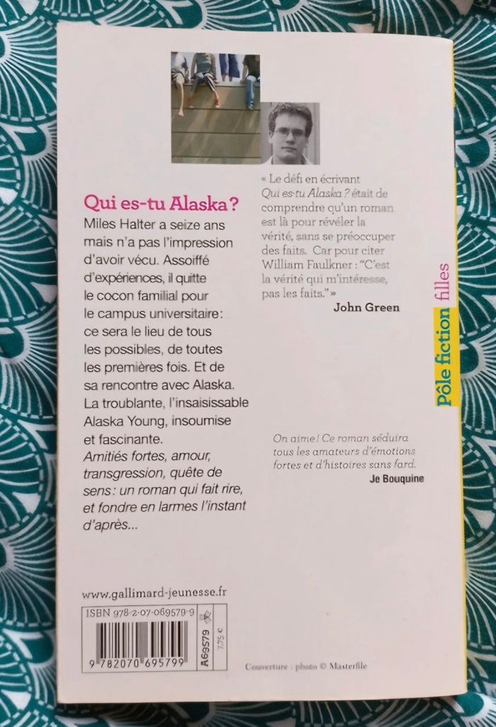 Livre Qui es-tu Alaska de John Green - photo numéro 2
