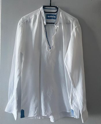 Chemise homme Col Blanc