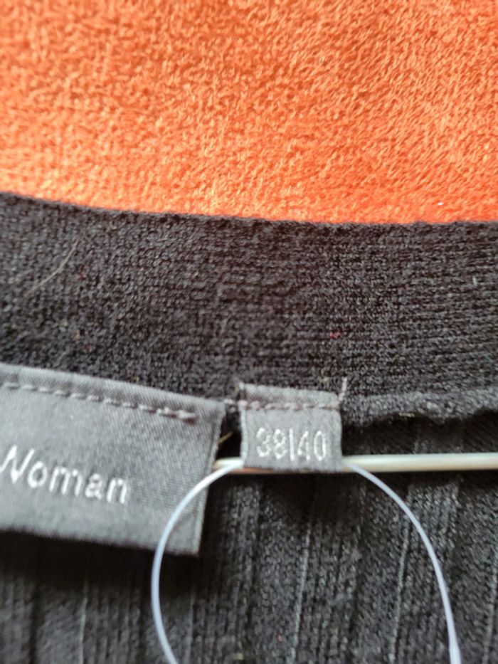 Boléro / gilet noir sans manche t 38/40 - photo numéro 7