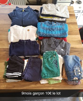 Vêtements 9mois garçon
