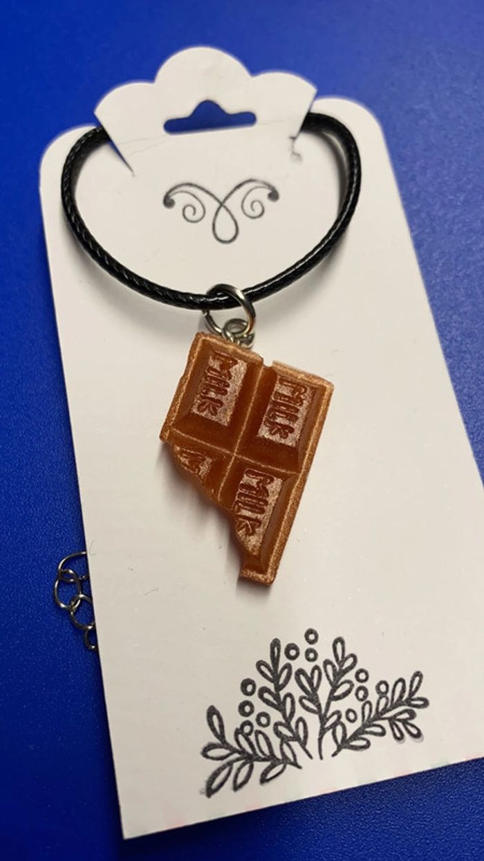 Collier chocolat 🍫