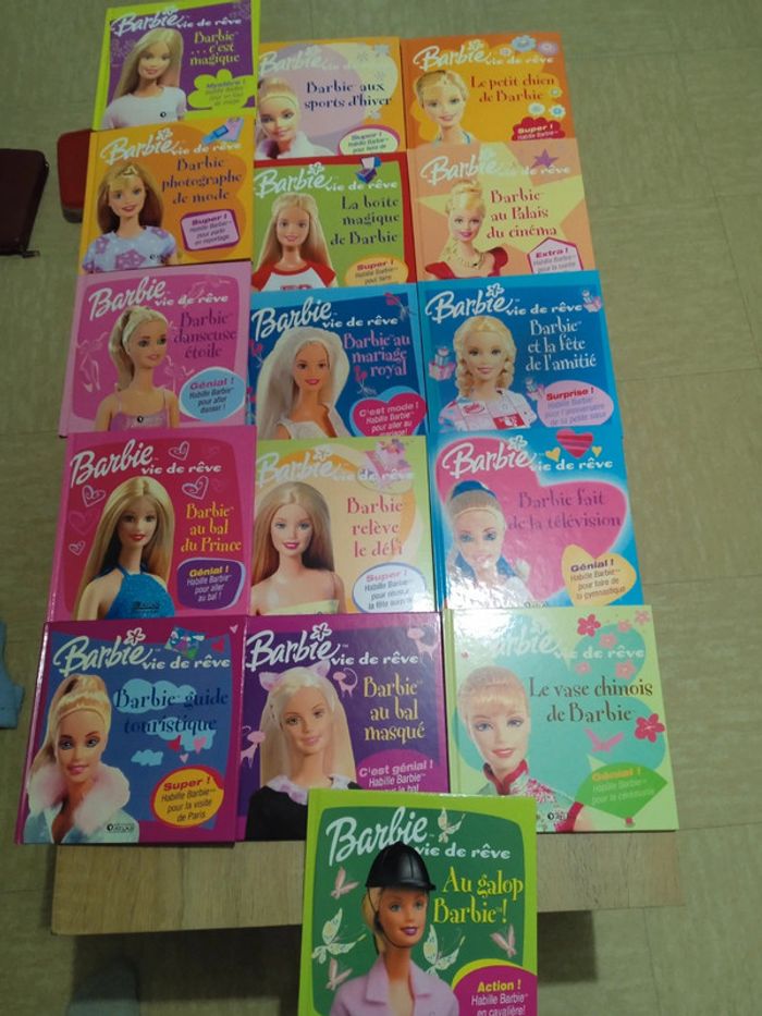 Lot 16 livre barbie vie de reve