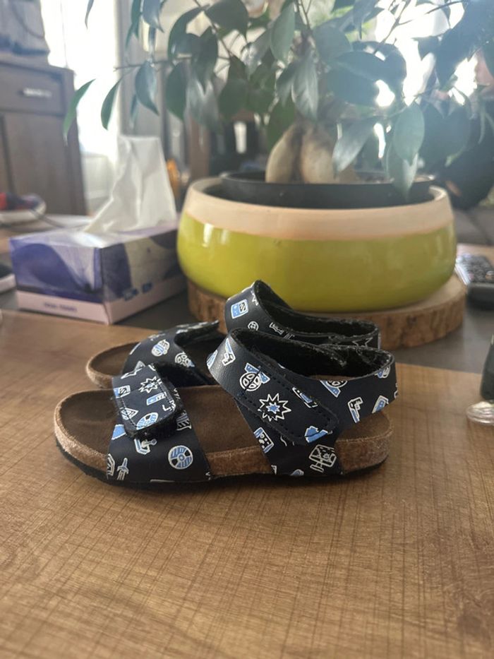 Sandales cuir, taille 27 - photo numéro 2