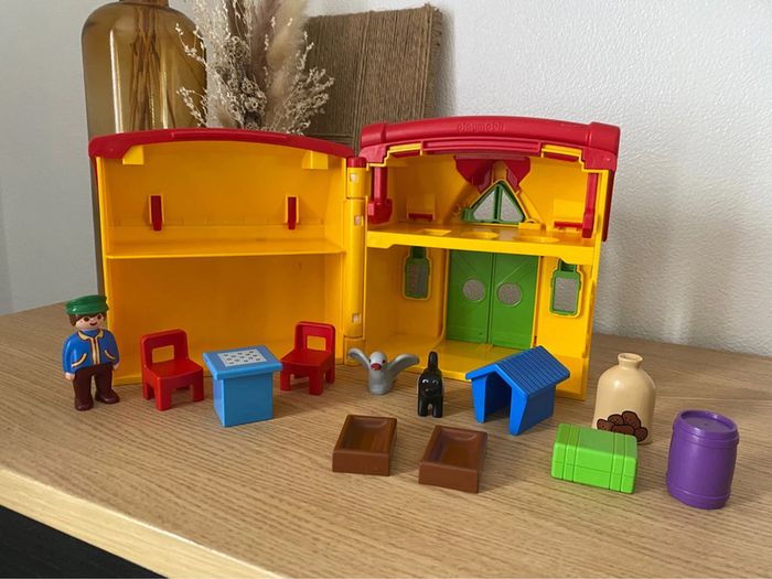 Ferme transportable Playmobil 1.2.3 - photo numéro 2