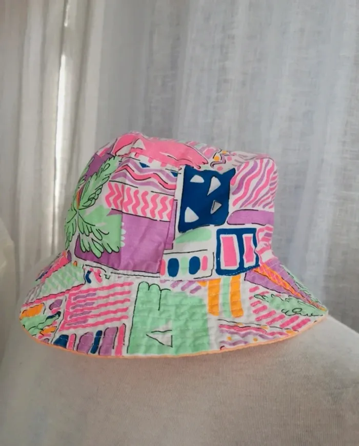 Bob chapeau réversible vintage année 80 Balzac - photo numéro 2