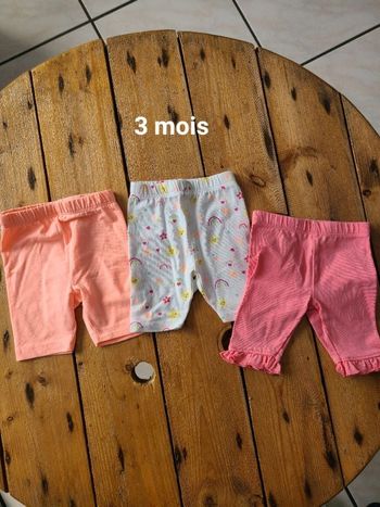 Lot 3 leggings pantacourt