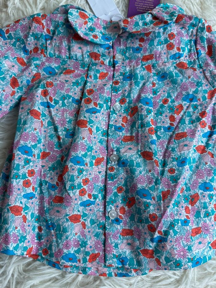 Blouse liberty Jacadi taille 12 mois - photo numéro 5