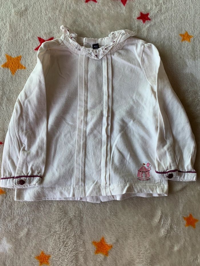 Ensemble Sergent Major Automne-Hiver Vieux Rose & Crème 9 Mois - photo numéro 2