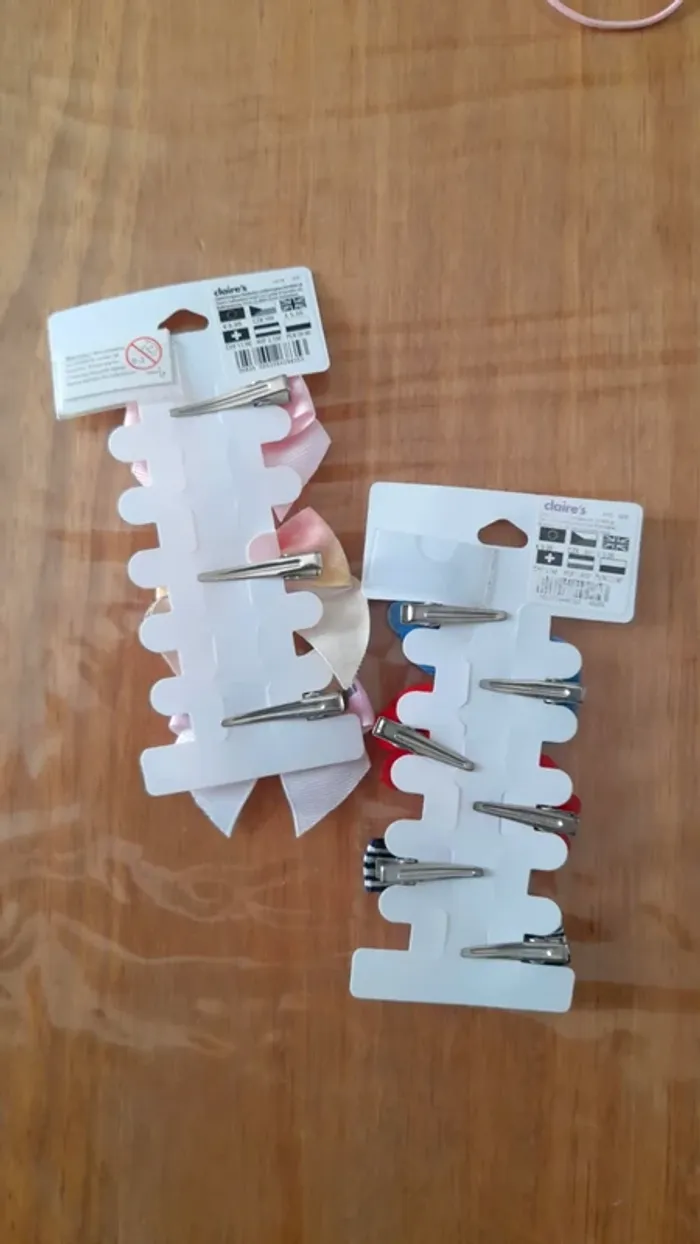 Lot 9 Barrettes clips Claire's - photo numéro 2
