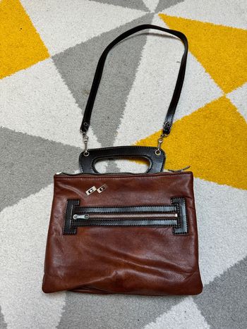 Sac à bandoulière en cuir vintage