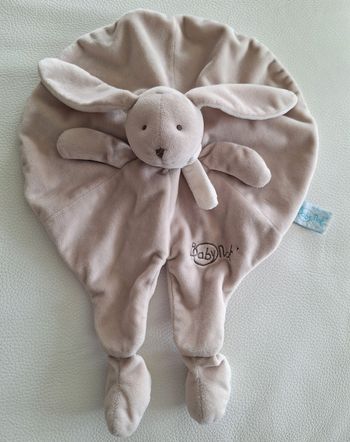 GRAND DOUDOU PLAT LAPIN BEIGE - BABY NAT