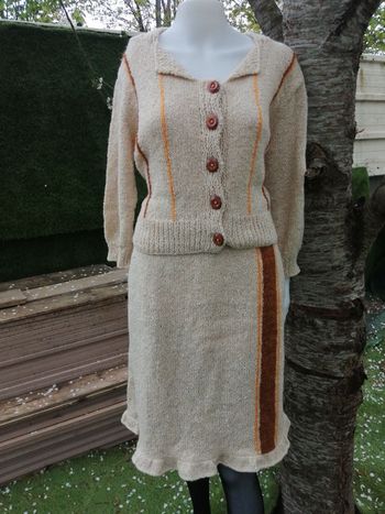 Magnifique ensemble vintage fait à la main 