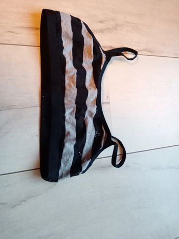 Brassière gris-noir Kiabi