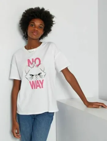 T-shirt Disney Marie Aristochats Femme Taille XL Neuf et Authentique