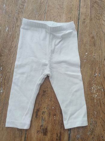 Legging 1 mois blanc obaibi