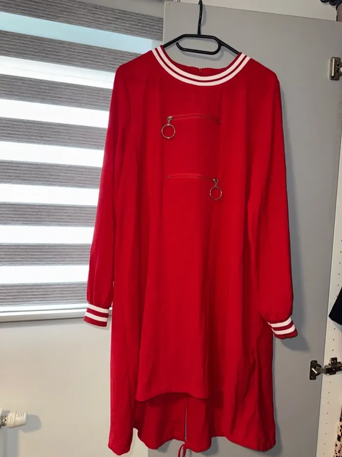 Tunique  rouge taille 42 - photo numéro 2
