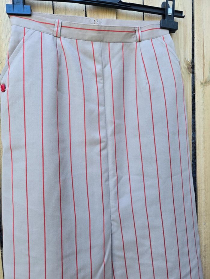 Jupe droite neuve 🍒deadstock années 60/70🍒taille 30/32 - photo numéro 7