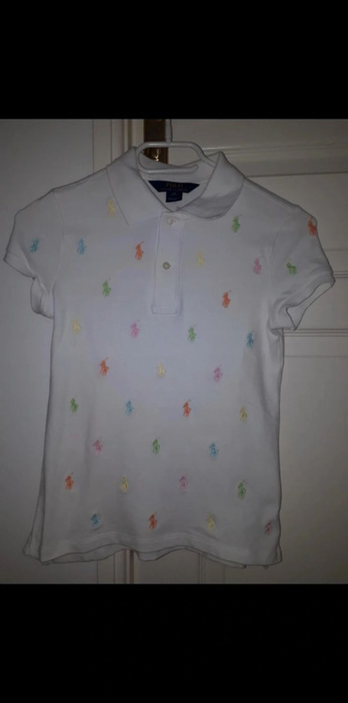 Superbe tee-shirt polo Ralph
lauren en fille 8-10 ans