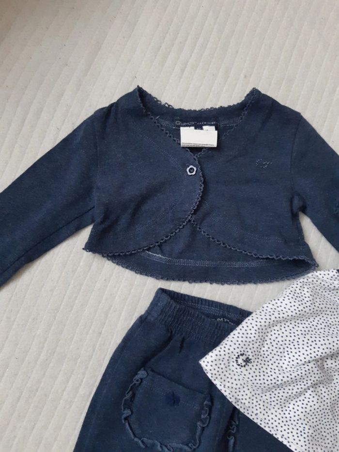 Ensemble boléro, robe et pantalon Gymp 3 mois - photo numéro 4