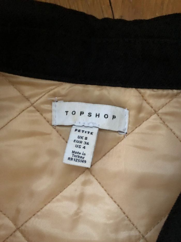 Veste chemise matelassée en jean Topshop - photo numéro 10