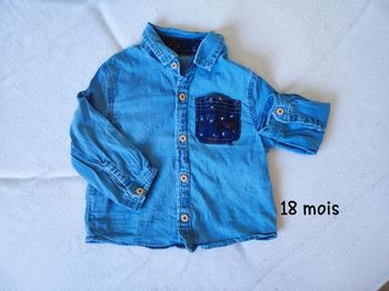 Chemise jean 18 mois
