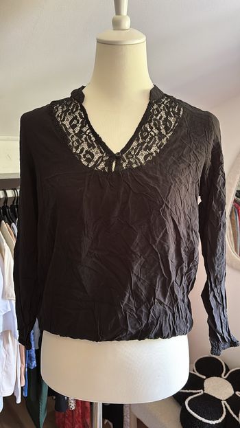Blouse noire Mim T36