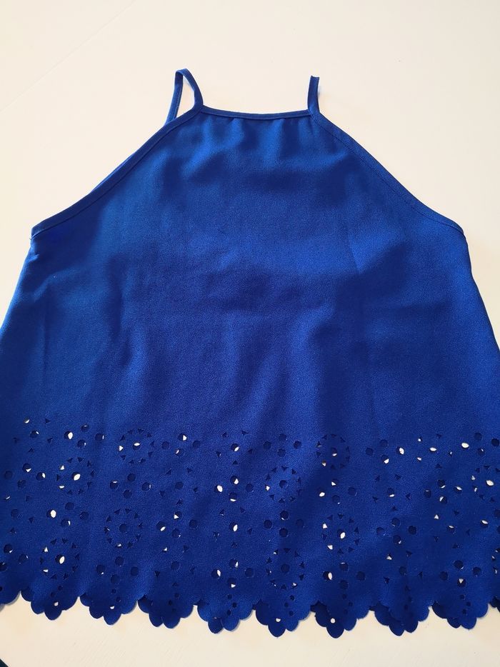 Top bleu roi - photo numéro 2