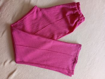 Pantalon en maille torsadé, ceinture élastique