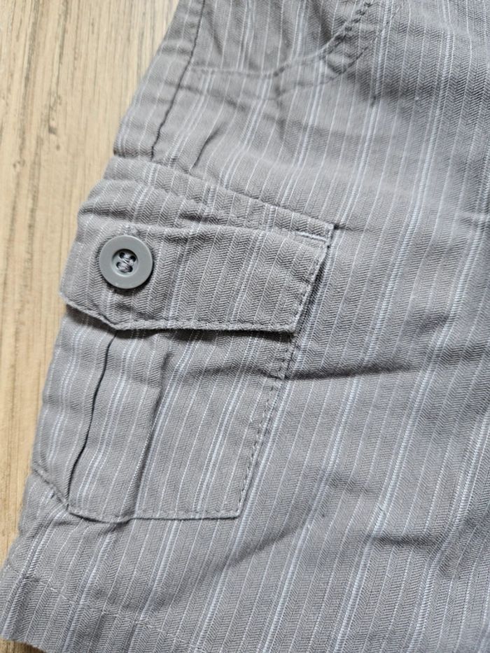 Ensemble gilet col V et short taupe Tout compte fait 6 mois - photo numéro 8