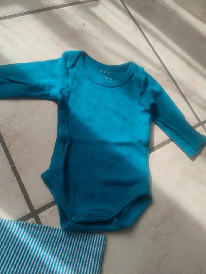 Lot de 3 bodys garçon ML 3 mois - photo numéro 4