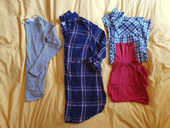 Lot 4 hauts de grossesse  - T40 - H&M mama - TBE