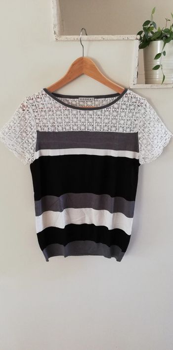 Haut en maille et crochet Kookaï