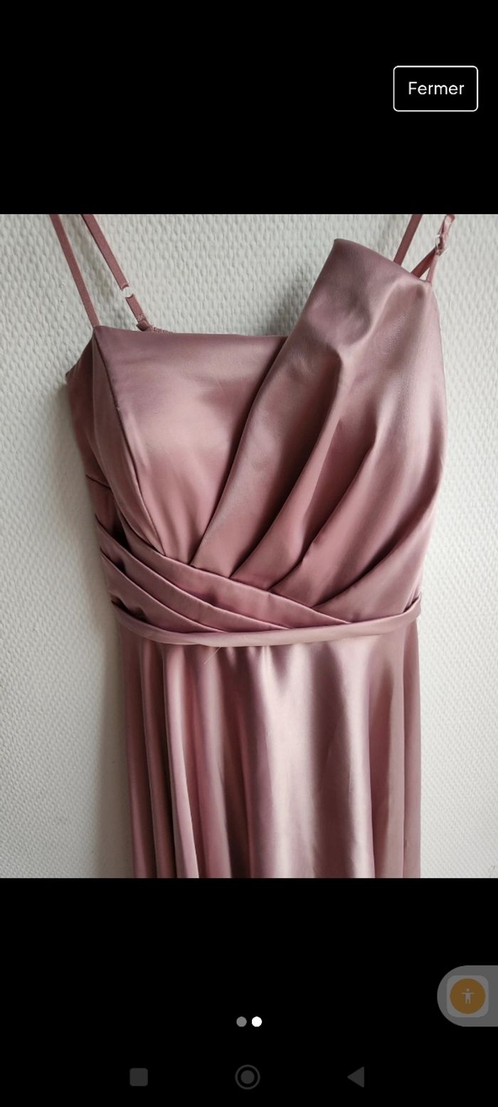 Robe de soirée rose - photo numéro 2