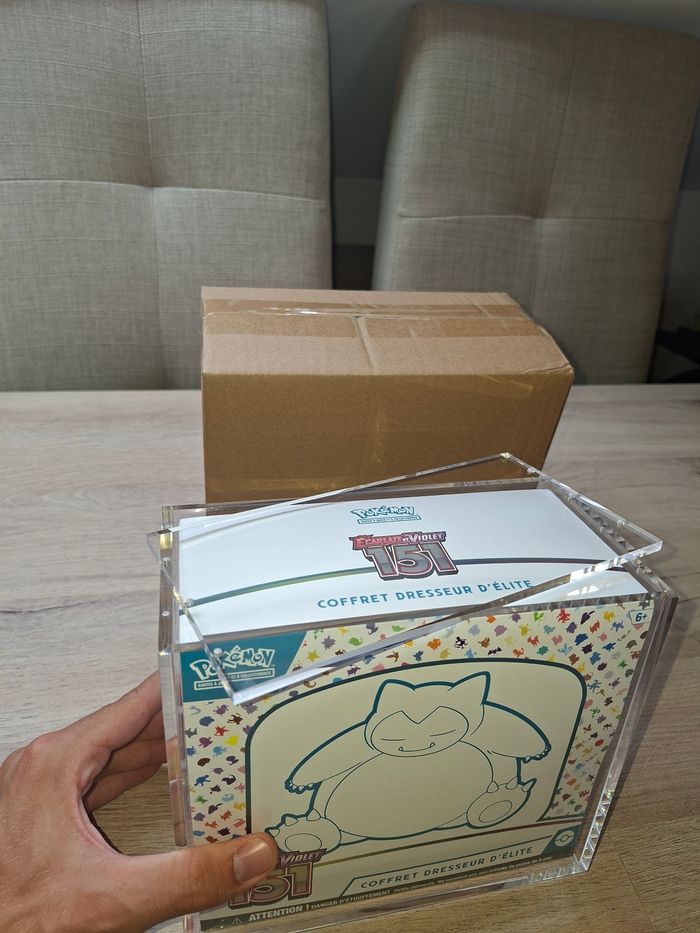 Protection acrylique etb pokemon aimantée épaisse de qualité premium - photo numéro 5