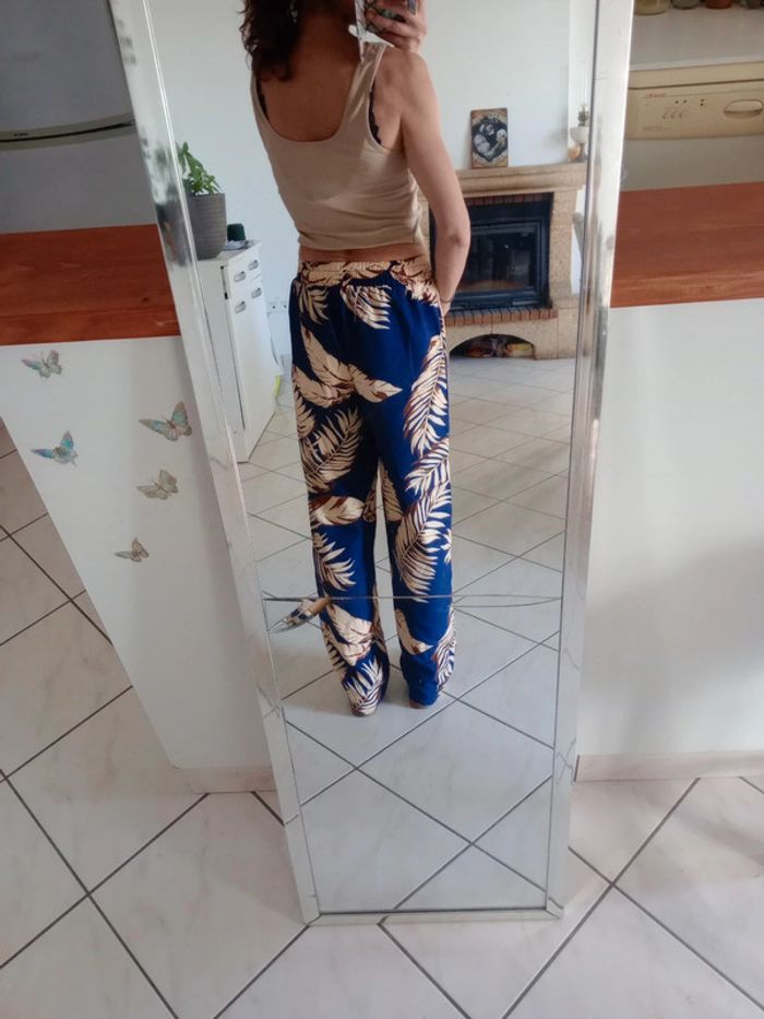 Pantalon femme fluide M tropical p - photo numéro 6