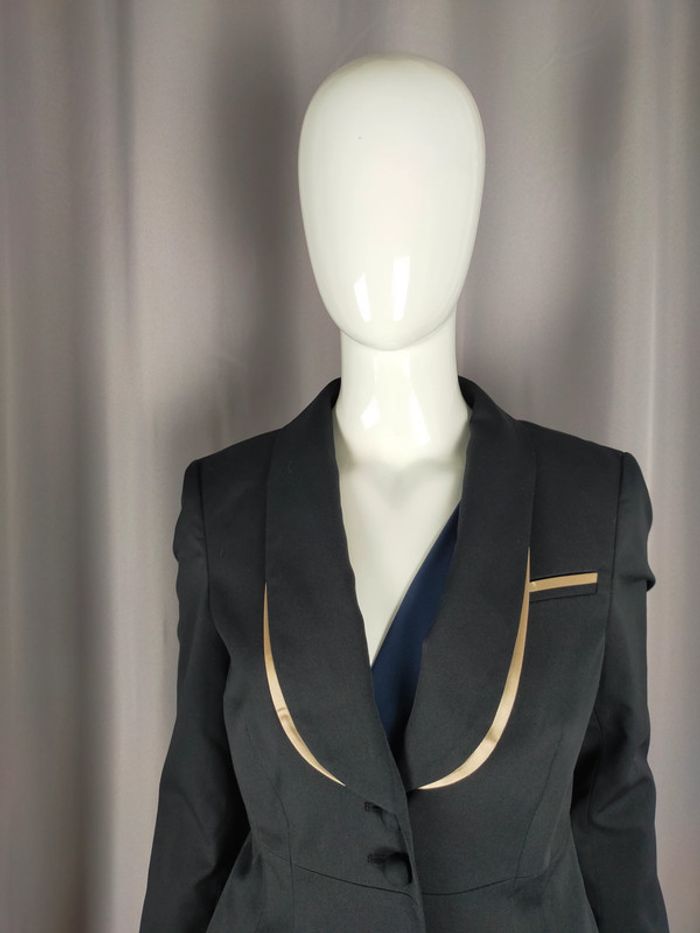 Veste tailleur noire – DE.CORP by Esprit – T. 38 - photo numéro 5