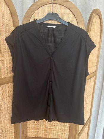 T-shirt noir camaïeu taille XL