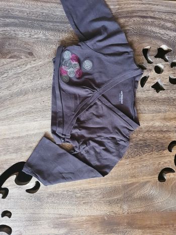 Boléro manches longues, fille, 2 ans, Vertbaudet, neuf.