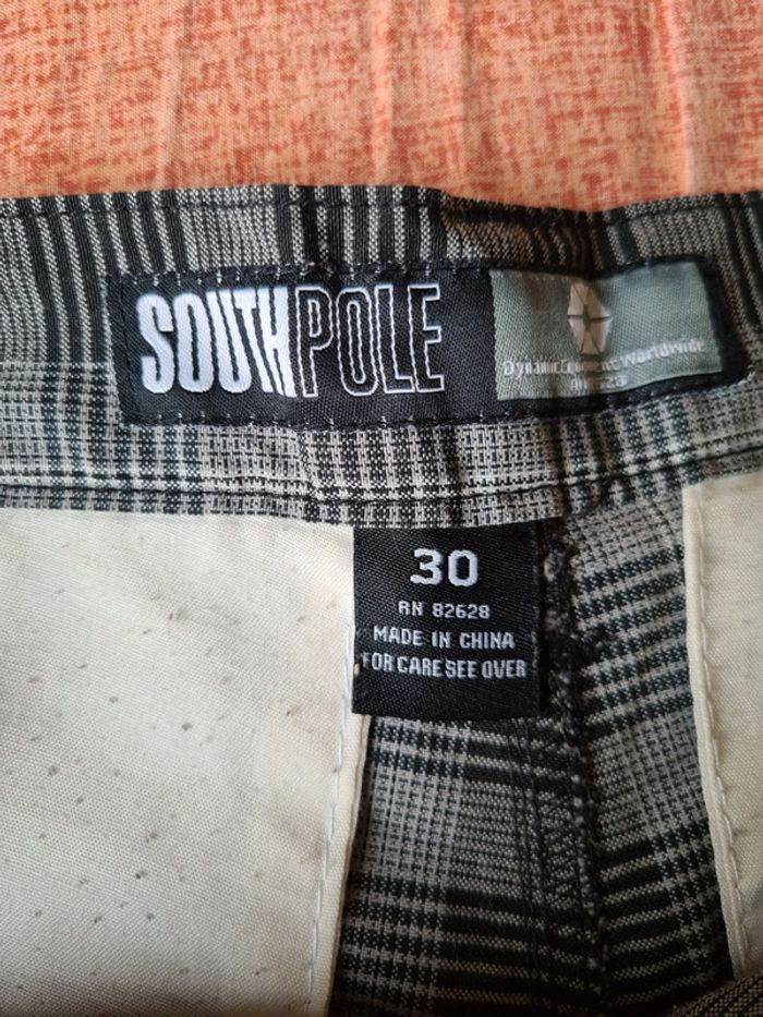 Short à carreaux South Pôle - photo numéro 6
