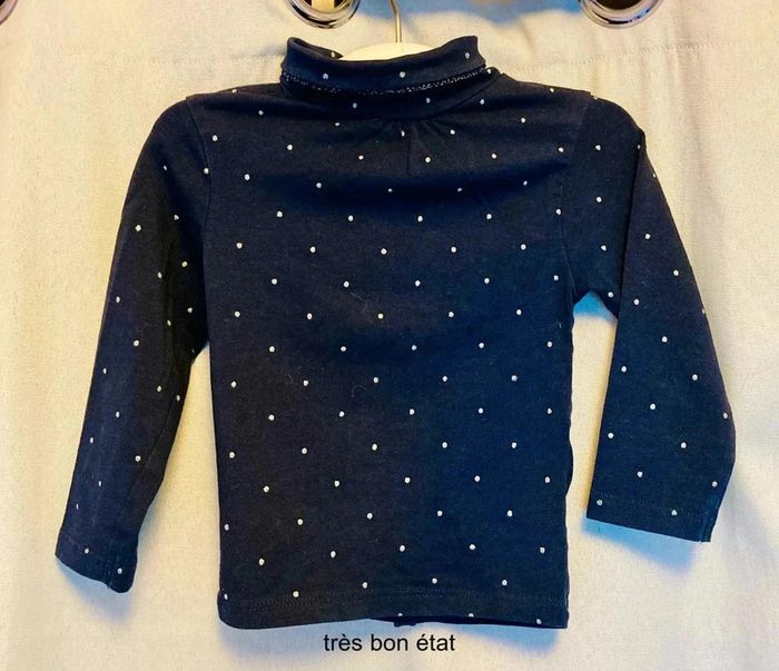 Lot 5 hauts manches longues 9-12 mois - photo numéro 10