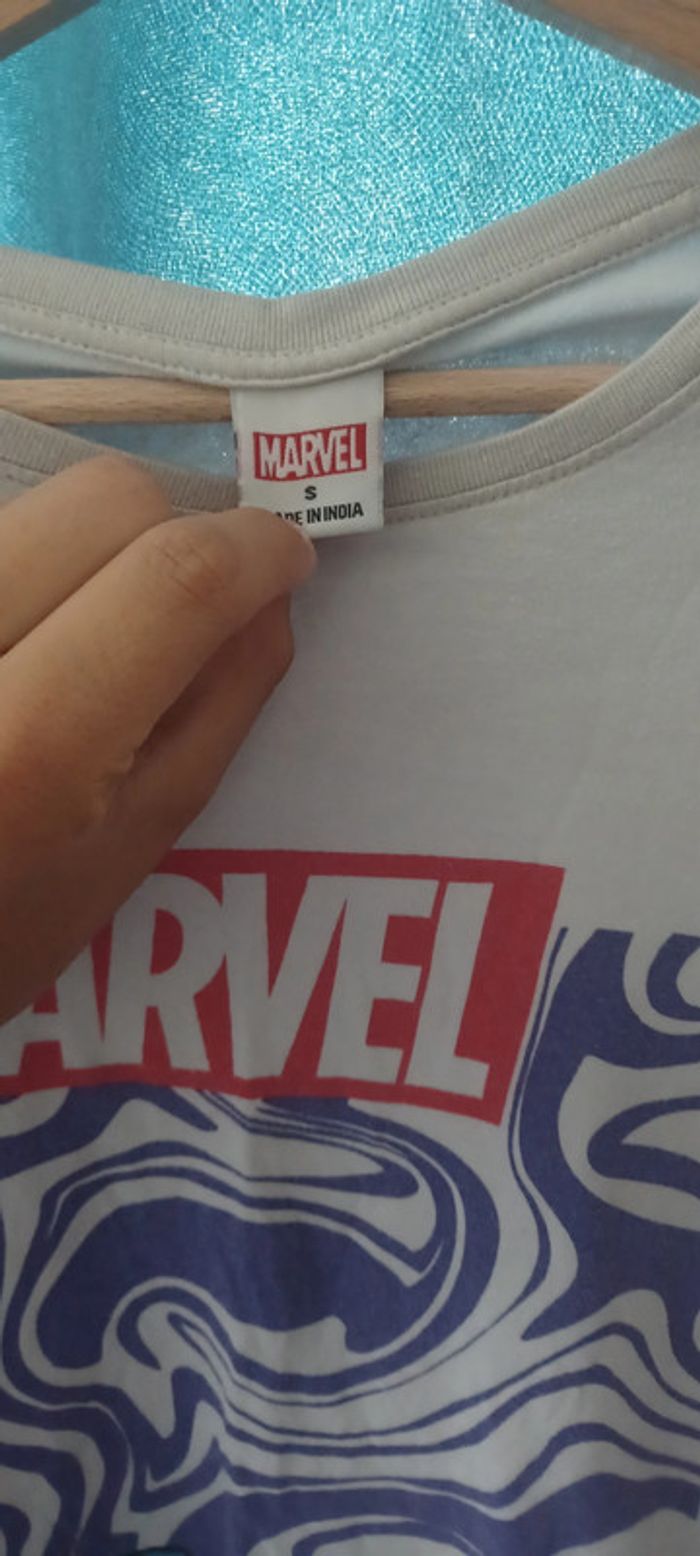 T shirt manches longues marvel - photo numéro 3